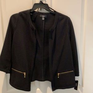 Women’s unlined knit open jacket